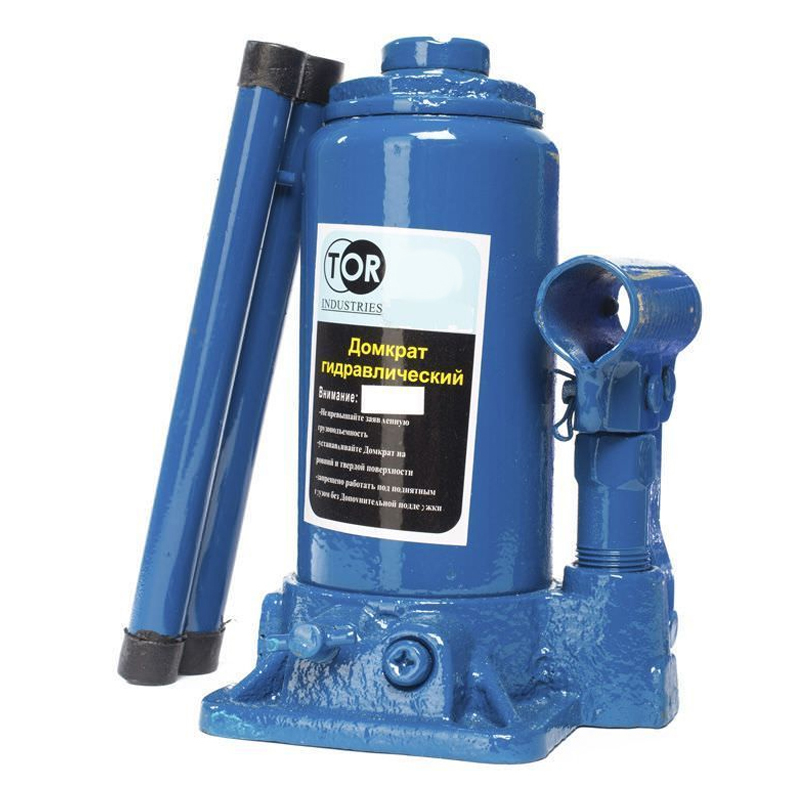 Домкрат гидравлический TOR ДГ-CT г/п 2,0 т (ST0203) в пластиковом кейсе 1009691