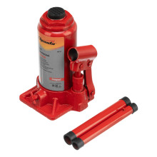 Домкрат гидравлический бутылочный 8 т, h подъема 180-350 мм Sparta Compact Домкрат гидравлический бутылочный 8 т, h подъема 180-350 мм Sparta Compact