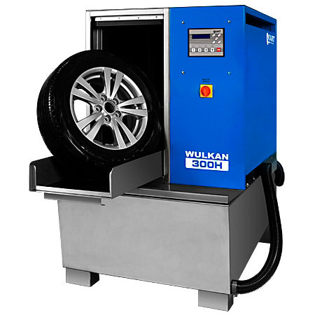 Автоматическая мойка колес гранулами Wulkan 300H с подогревом