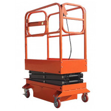 Подъемник ножничный передвижной полуэлектрический TOR GTJY 240 кг 3 м (автономный)