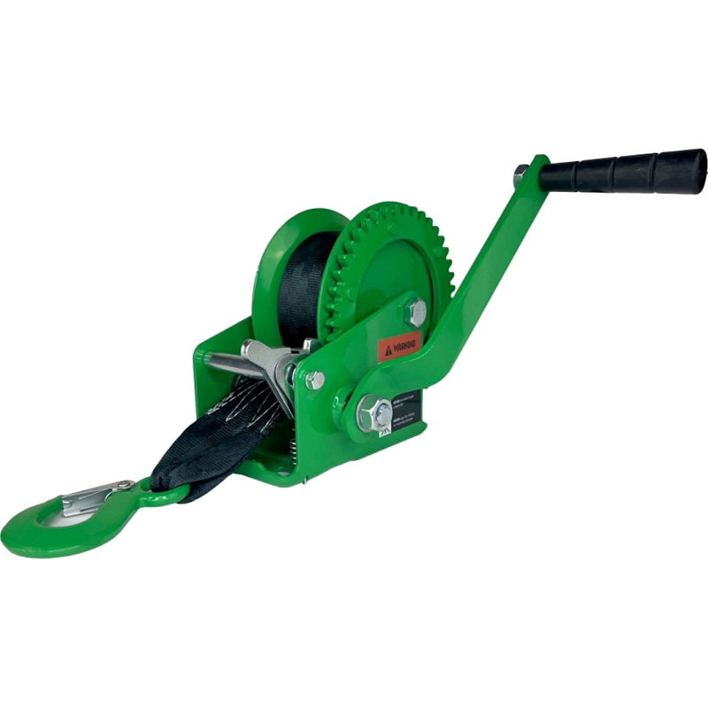 Лебедка ручная барабанная HITCH HW500 (лента)