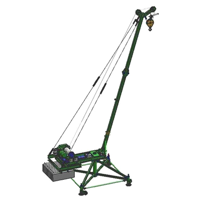 Стреловой кран Мастер-3 г/п 1000 кг, подъём 4-50 м