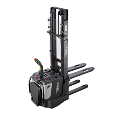 Самоходный штабелер Tisel ES2036 DX Li-Ion с платформой и боковой поддержкой