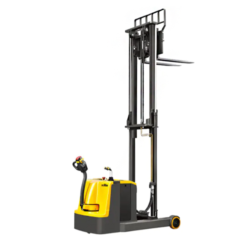 Штабелер самоходный 1,5 т 5,6 м XILIN CQD15W с раздвижными вилами и противовесом (сопровождаемый)