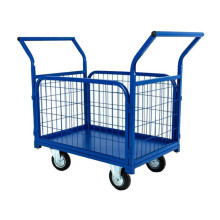 Тележка платформенная TOR ТП-6С (800х1200) г/п 435 кг (колеса 160 мм)