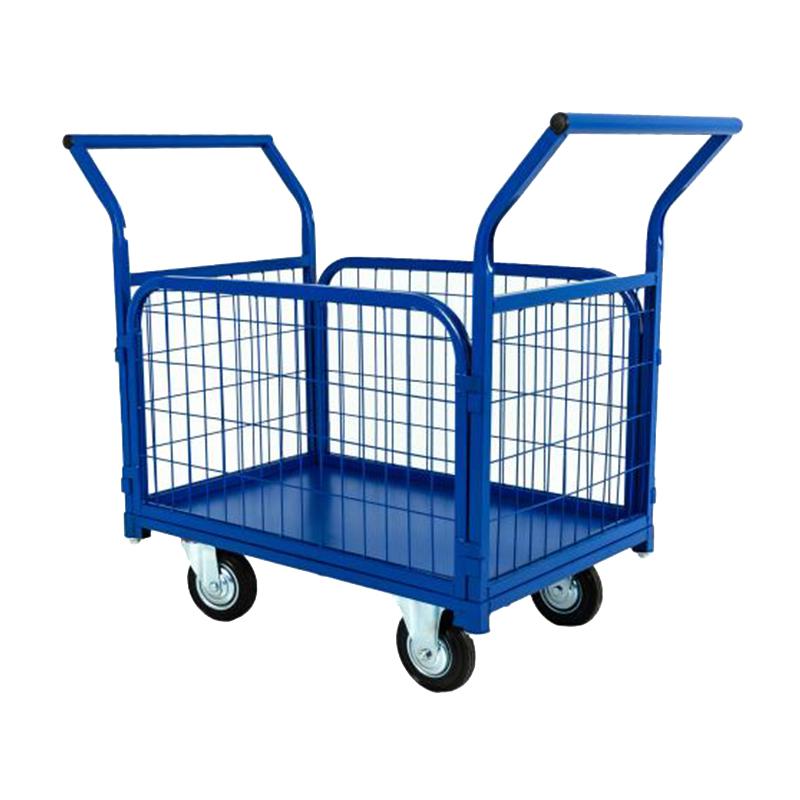 Тележка платформенная TOR ТП-6С (800х1200) г/п 435 кг (колеса 160 мм)