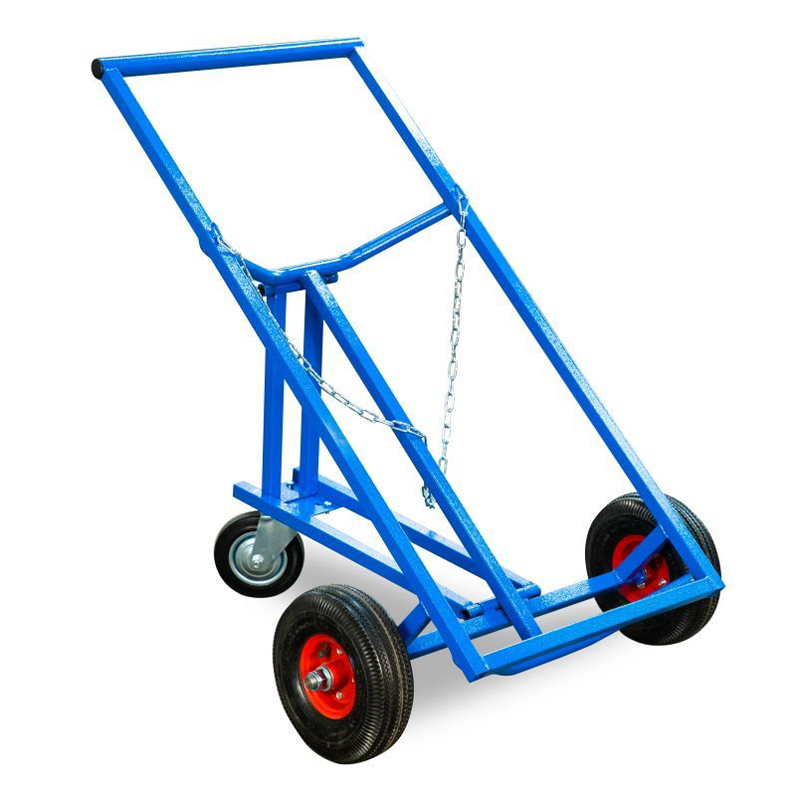 Тележка для металлических бочек TOR КБ-2 (250 пневмо+160 поворотное)