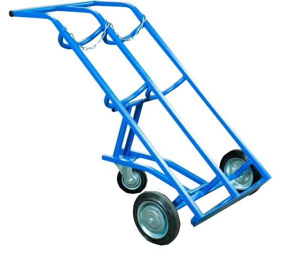 Тележка для газовых баллонов TOR ГБ-2, 2 баллона (250 литые колеса + 160 поворотное)