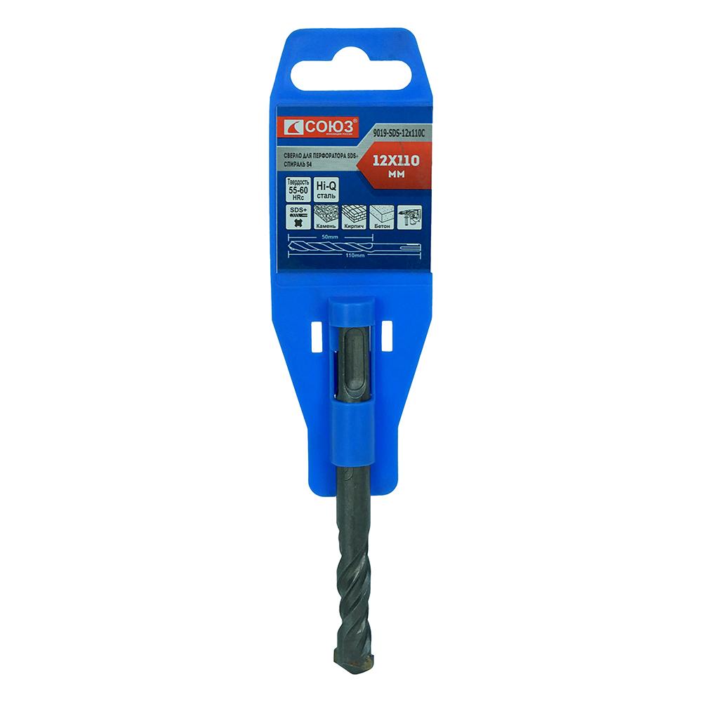 Бур SDS+ СОЮЗ 9019-SDS-12x110C Бур SDS+ СОЮЗ 9019-SDS-12x110C