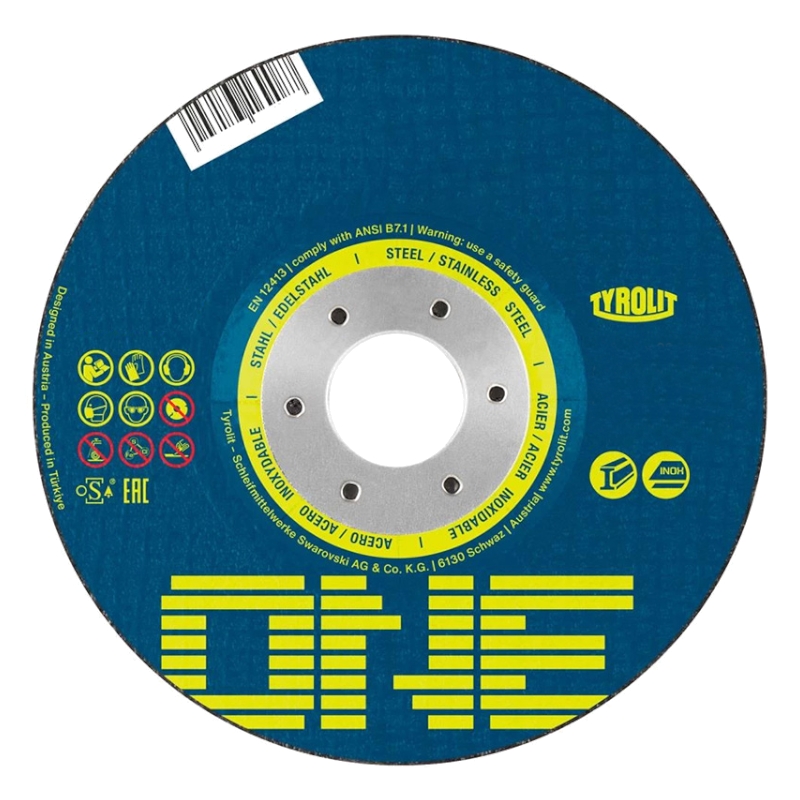 Диск отрезной 41 Tyrolit One 2 в 1 A46Q-BFO 230x1,9x22,23 мм Диск отрезной 41 Tyrolit One 2 в 1 A46Q-BFO 230x1,9x22,23 мм