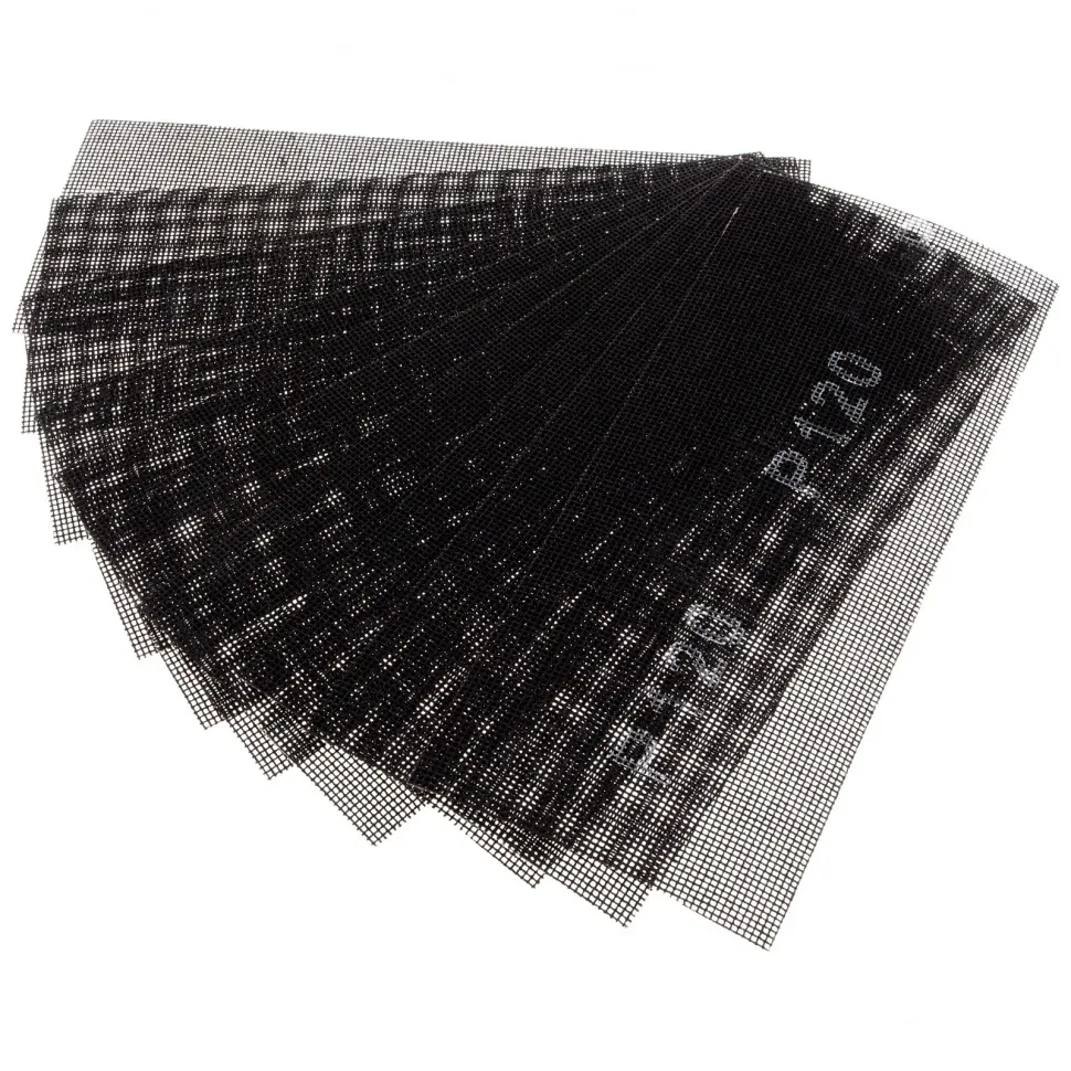 Сетка абразивная, P 120, 115х280 мм, 10 шт Sparta Сетка абразивная, P 120, 115х280 мм, 10 шт Sparta