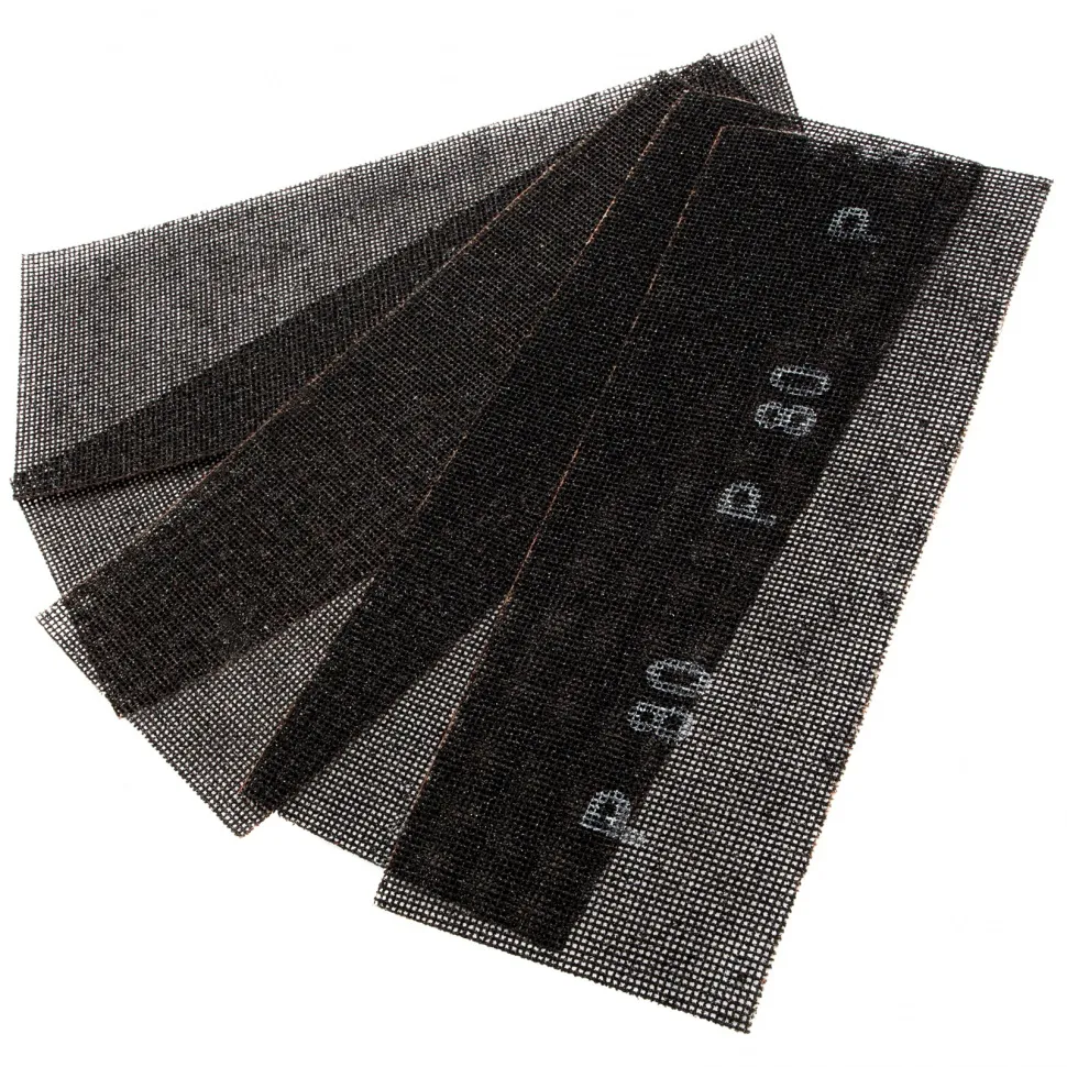 Сетка абразивная Denzel P 80, 115х280 мм, 5 шт Сетка абразивная Denzel P 80, 115х280 мм, 5 шт