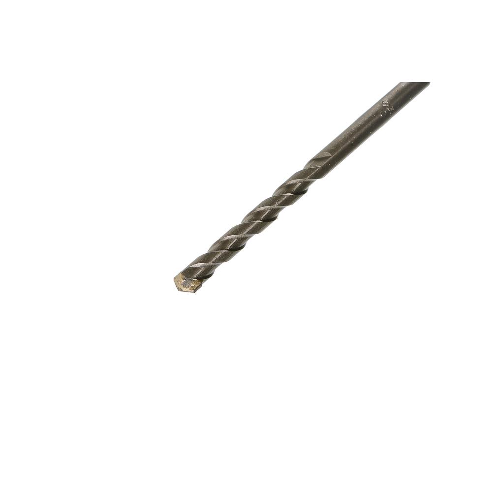 Сверло по бетону, 10x120мм, плоский резец ВК8, цилиндрический хвостовик, БОЕКОМПЛЕКТ