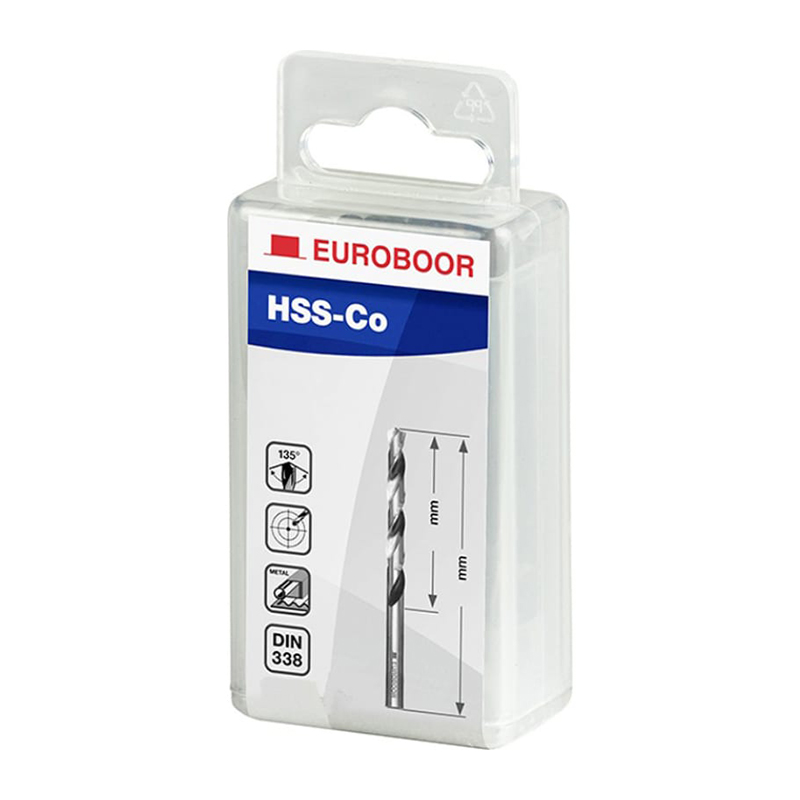 Набор спиральных сверл (5 шт) Hss-Co d 12,5 мм