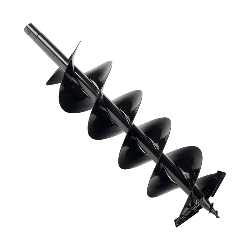 Шнек двухзаходный D 200B для грунта к бензобуру со сменными ножами