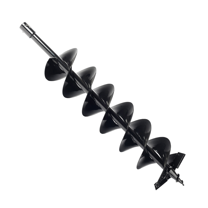 Шнек двухзаходный D 150B для грунта к бензобуру со сменными ножами