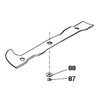 Нож правый Husqvarna 5815180-01