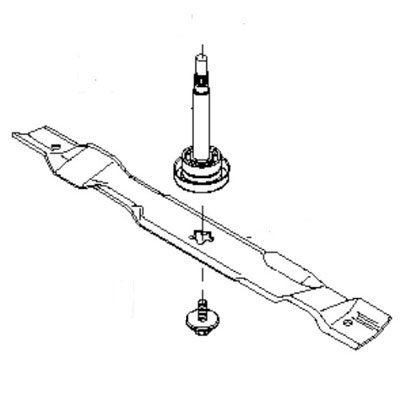 Нож трактора 38 дюймов 3 в 1 Husqvarna 5811163-02