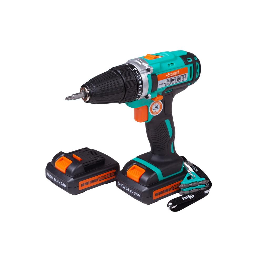 Аккумуляторный шуруповерт Sturm CD3214L Аккумуляторный шуруповерт Sturm CD3214L