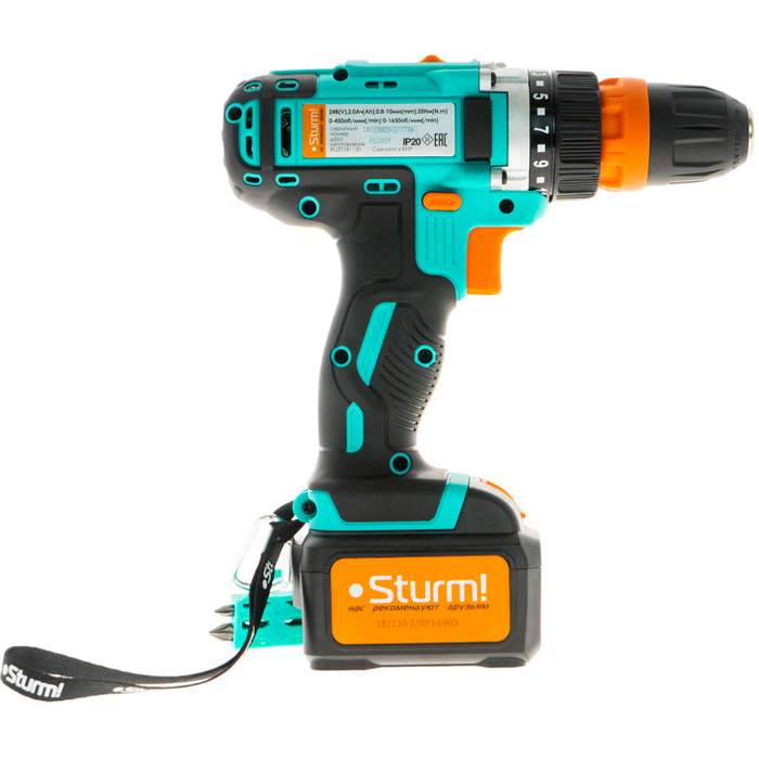 Дрель аккумуляторная Sturm CD3224LT Дрель аккумуляторная Sturm CD3224LT