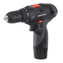 Дрель-шуруповерт ProfiPower CN-12В (12В, Li-ion-2шт, 1.5Ач,20Нм, 0,8-10мм, З/У, в кейсе)