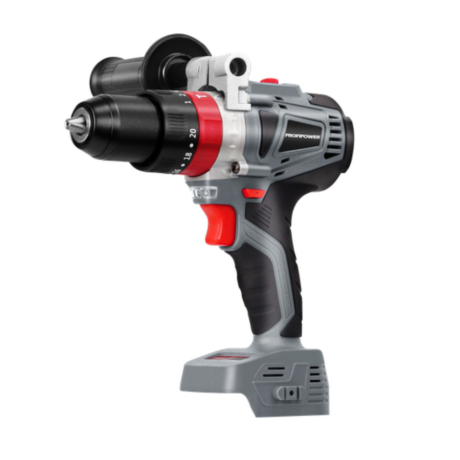 Аккумуляторный шуруповерт бесщеточный ударный ProfiPower MKDHP-18V (без акб,18В,80Нм, 2 скорости)