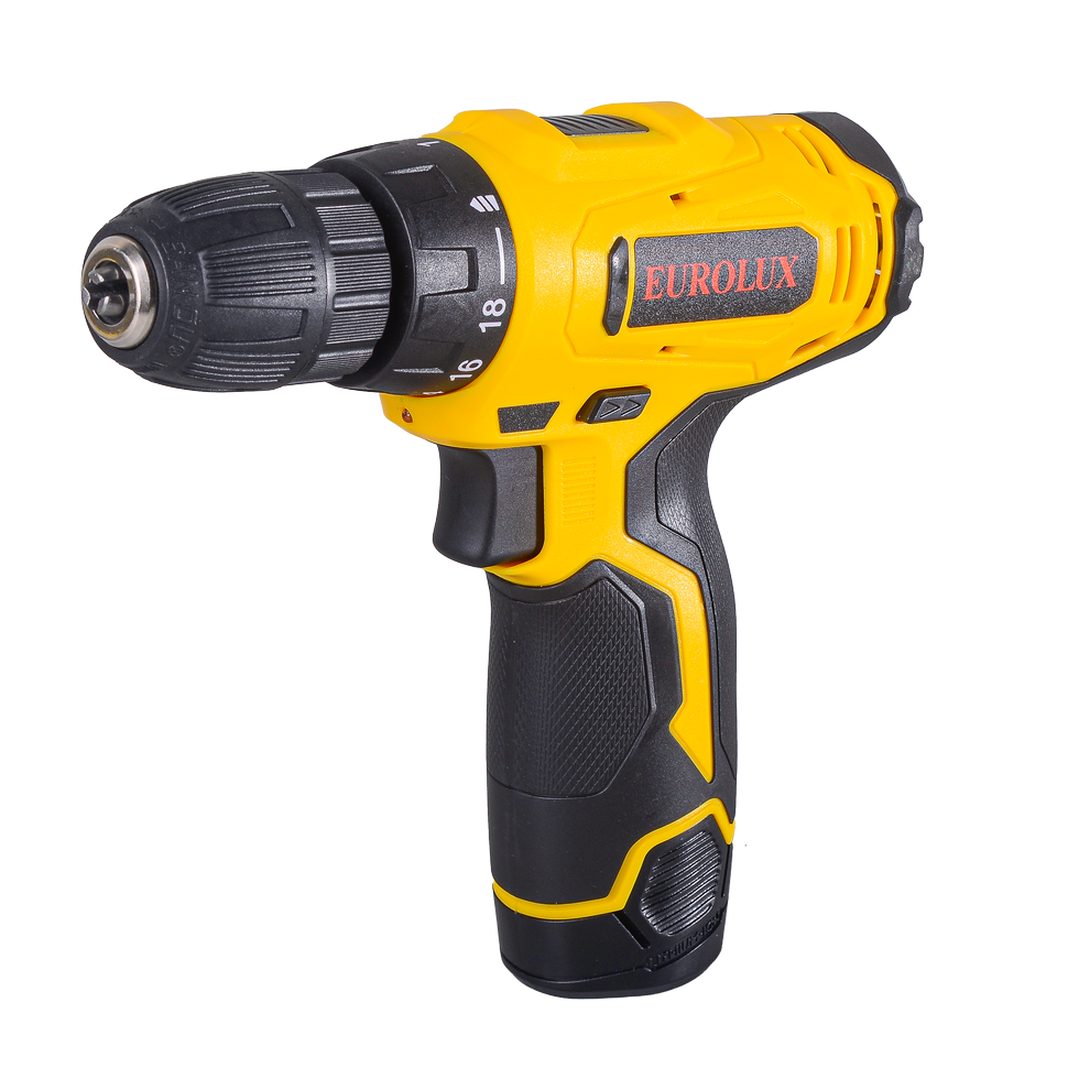Дрель-шуруповерт аккумуляторная Eurolux ДА-12/1Li