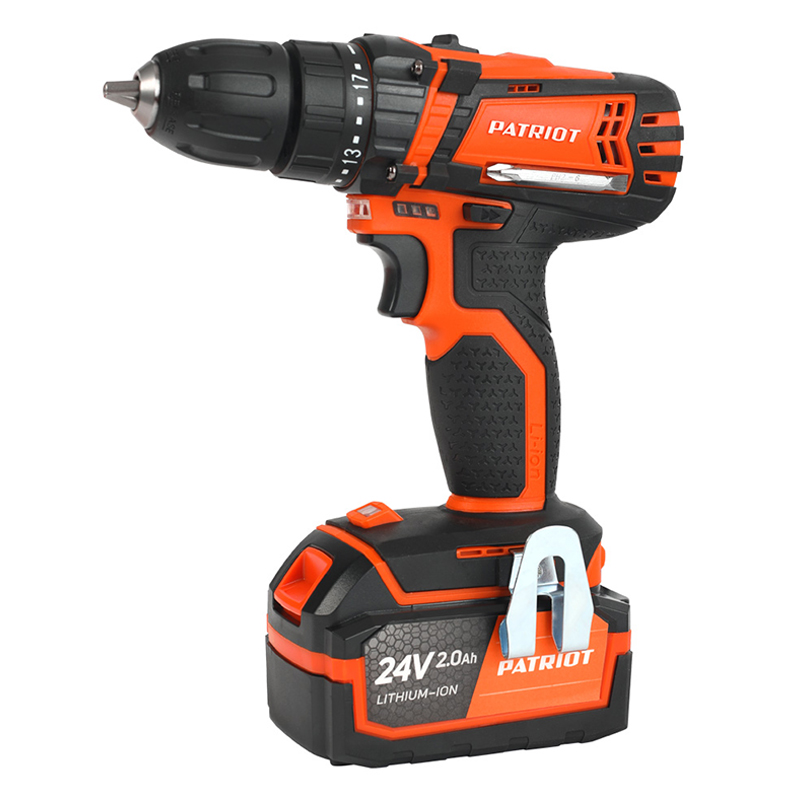 Дрель-шуруповерт аккумуляторная PATRIOT BR 241ES (кейс)