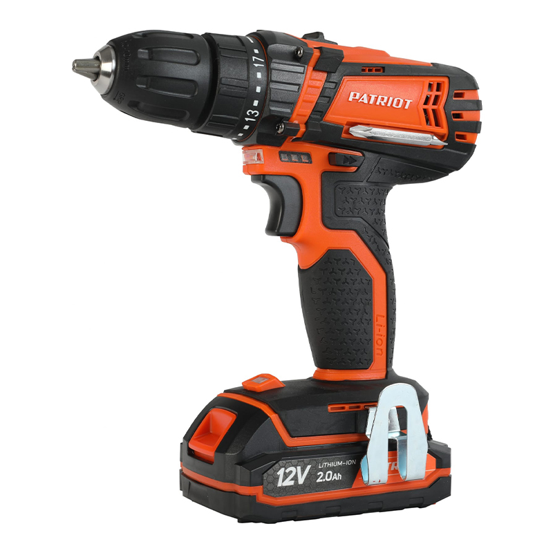 Дрель-шуруповерт аккумуляторная PATRIOT BR 101ES (цветная коробка)