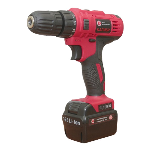 Аккумуляторная дрель Калибр ДА-16