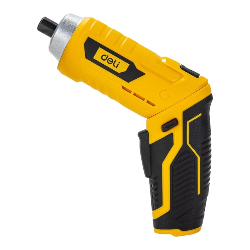 Отвертка аккумуляторная с поворотной рукоятью DELI DL-DP04-E2B1 (3,6 В, 1,5 А/ч, 3 Нм, биты 9 шт)