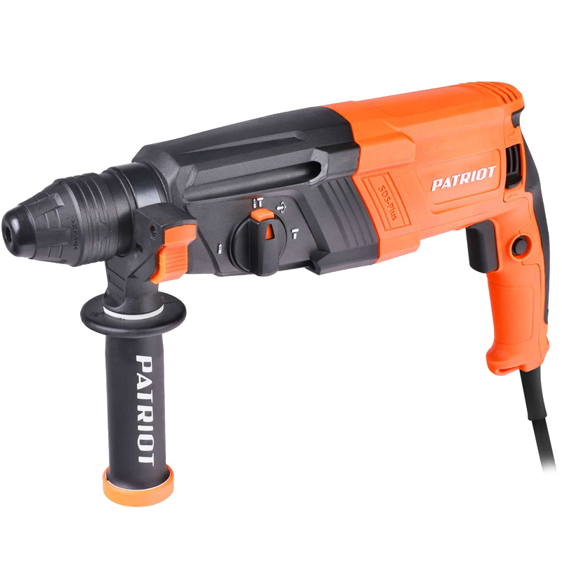 Перфоратор электрический PATRIOT RH 287, 1065Вт, 5500уд/мин, SDS+ от сети Перфоратор электрический PATRIOT RH 287, 1065Вт, 5500уд/мин, SDS+ от сети