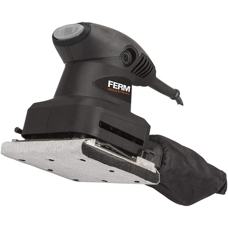 Шлифовальная машина (орбитальная) FERM PSM1028P, 140x114 мм.,220 Вт, 15000 об.мин., коробка Шлифовальная машина (орбитальная) FERM PSM1028P, 140x114 мм.,220 Вт, 15000 об.мин., коробка