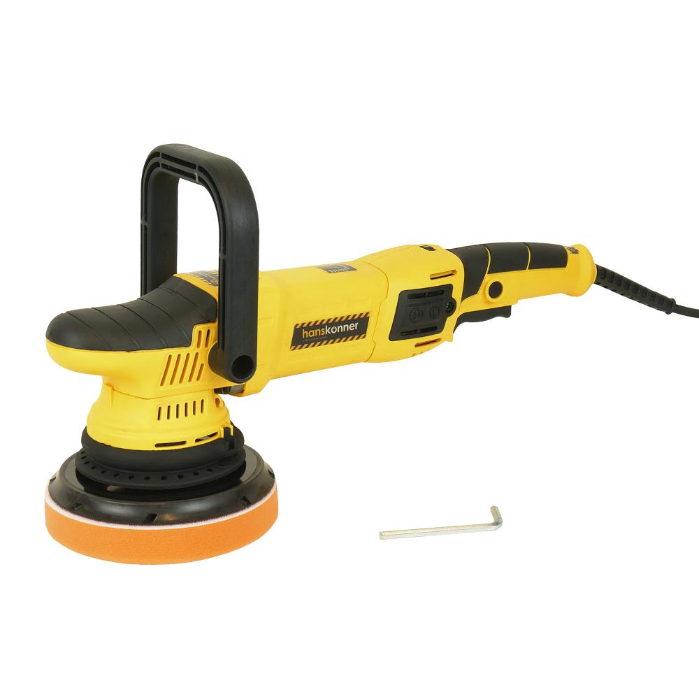 Машина полировальная эксцентриковая HAG918CPE Hanskonner 1,25кВт, 125мм, 1400-4800об/мин, конст.элек