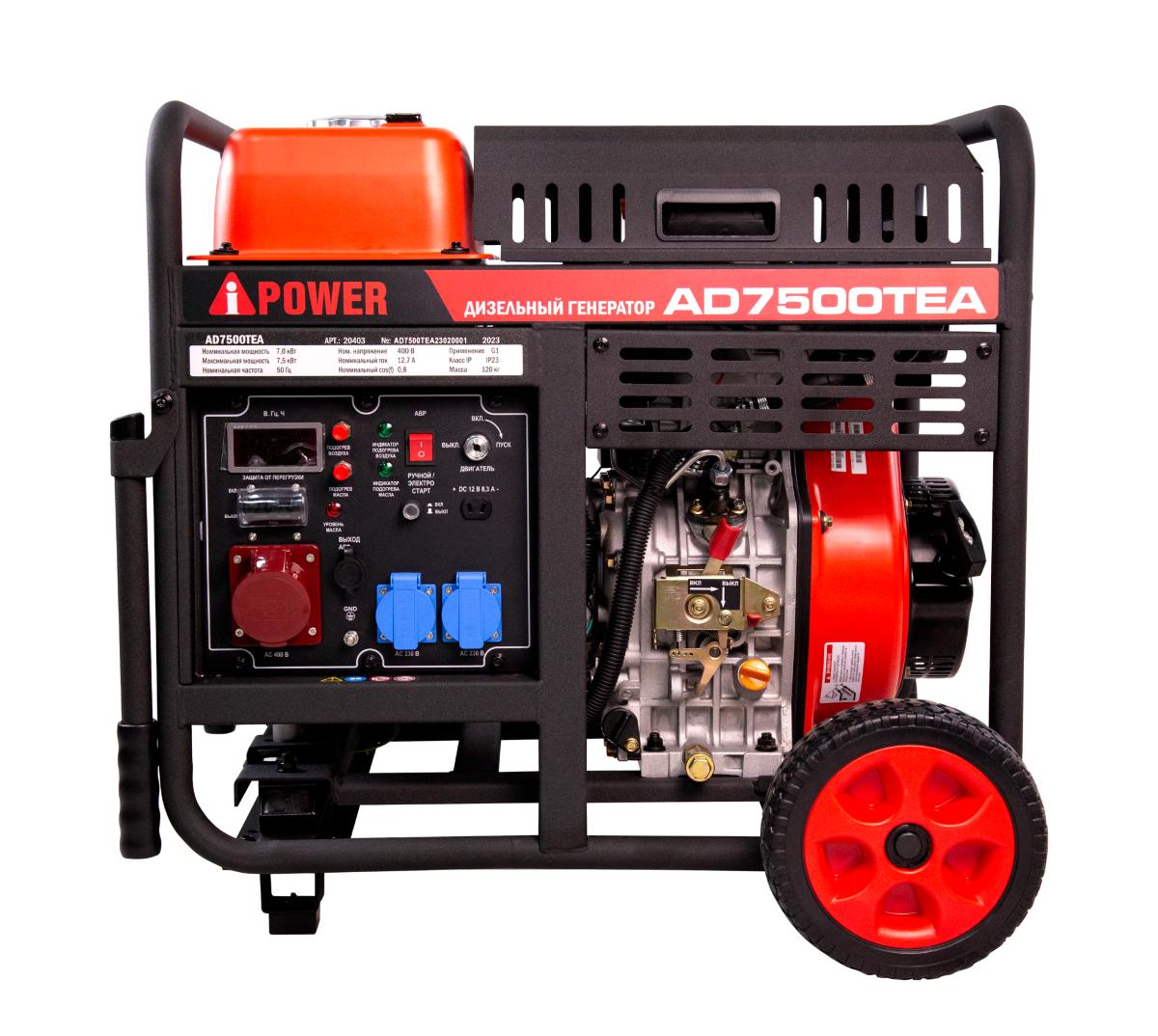 Дизельные генераторы AD7500TEA